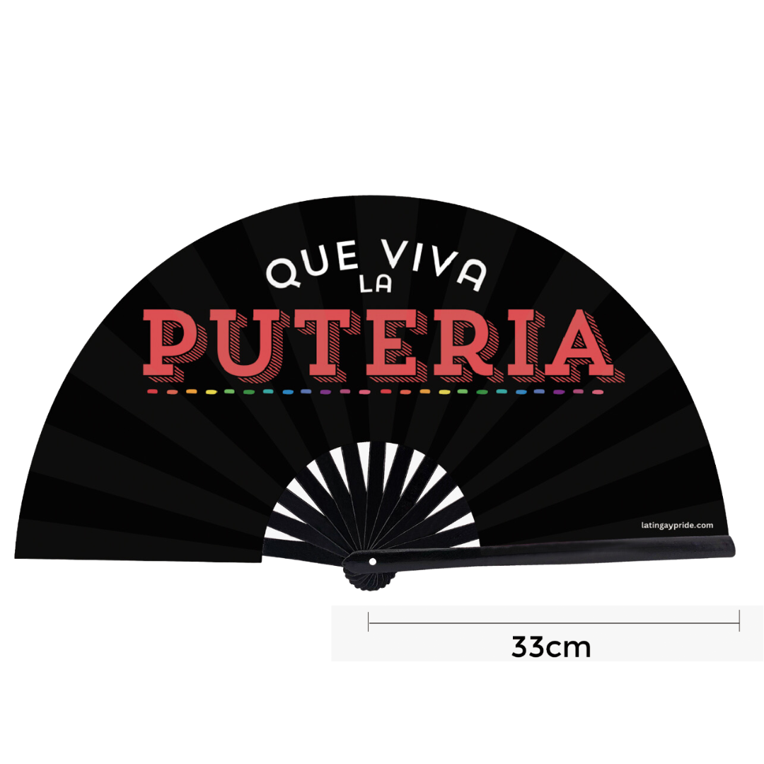 Abanico CLACK Que Viva La Puteria