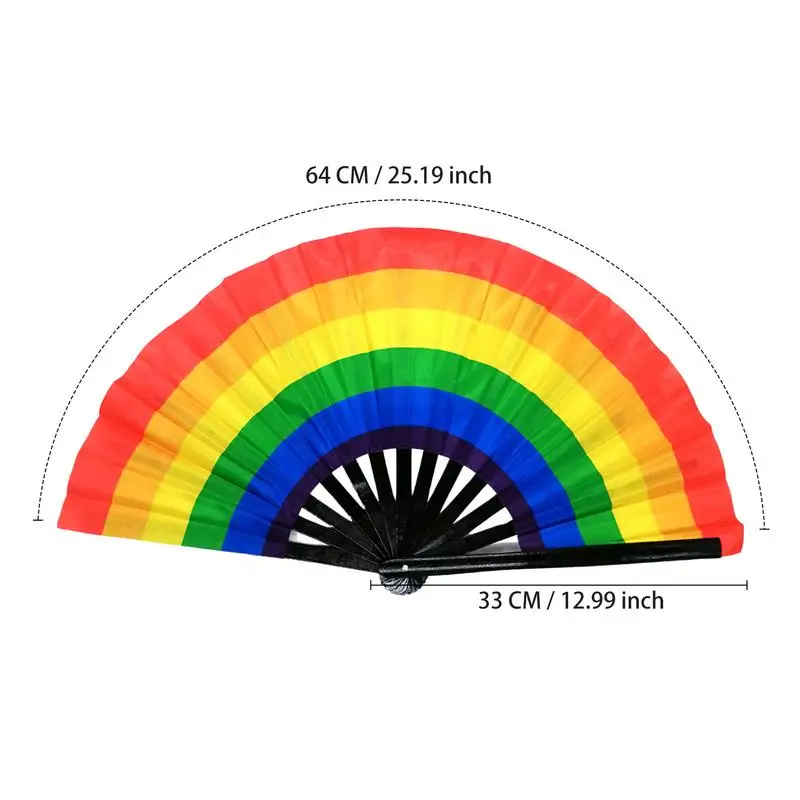 Abanico "Clack" Rainbow