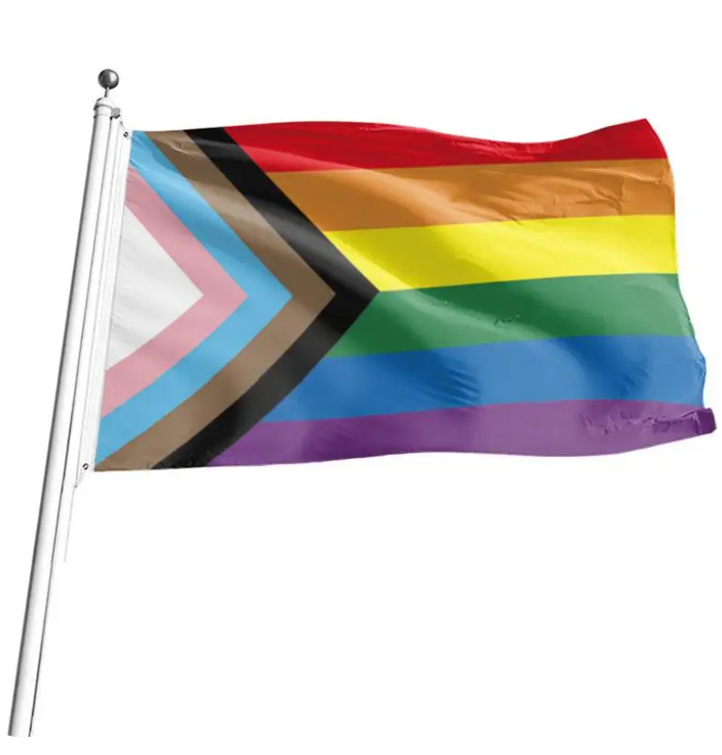 Bandera del orgullo LGBTQ de 3x5 pies