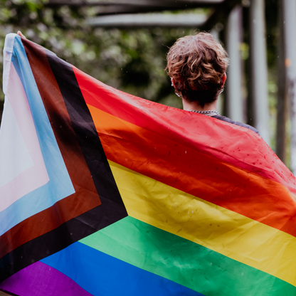 Bandera del orgullo LGBTQ de 3x5 pies